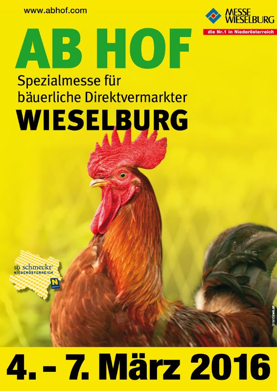 AB HOF 2016 Trade Fair from 4th to 7th March in Wieselburg, Lower Austria